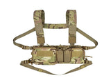 Tactical Chest Vest Rig Bag Field Training Vest Multifunctional Camouflage Strap with Multi-Pocket V1308-DSZKI-1007-3
