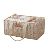 Quilted Floral Baby Caddy Quilted For Nursery Bedroom Baby for Comforter V1366-AZ2-W-27840