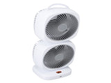 Double Layer Tower Fan 5 Speeds Rechargeable Portable Small Oscillating Table Fan for Home Camping V1294-YM0901-3113240209711