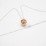 Gift Box - Aroma Necklace White Gold - Planet Plutonian Amethyst Purify Oil Blend V760-GBAJ - 8