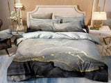 Marble Leaf Belgravia Serenity Quilt / Doona / Duvet Cover set V745-AQ042992K3
