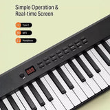 Folding Digital Piano 88 Key Velocity-Sensitive Carry Case Pedal V63-952531