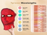 Red Light Therapy Mask for Face and Neck, LED Light Therapy Masks, USB-C Rechargeable, Facial V1107-110-63876