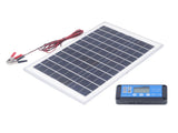 Solar Panel Kit 50W 18V with MPPT Waterproof Charge Controller 3meter Battery Clamp for Outdoor RV V1294-YM0710-3111230293011