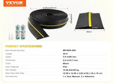 Garage Threshold Seal Strip, 20 FT Universal Garage Floor Seal Strip with Adhesive, Garage V952-MFTDT1J20FT0L3EIMV0