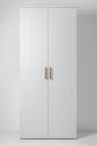 STOCKHOLM UNIVERSAL STORAGE CUPBOARD - VJ PANEL - DECO GOLD HANDLE V164-ECS1VBDG