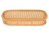 Rattan Wall Shelf Hand Crafted Durable Natural Rattan Hanging Rack Wall Storage Shelf for Bathroom V1294-YM0716-3117220168211