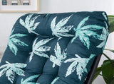 Chaise Loungers Rocking Chair Sofa with Ties,Thick Padded Chaise Lounger Swing Bench V1370-AZ4-06596