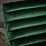 Glorie Emerald/Green Velvet Sofa Accent Chair ArmChair V1041-JMC-1060EMERALD