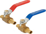 1/2 Inch Pex Full Port Shut Off Ball Valve 3/4 Inch Pex Full Port Shut Off Ball Valve Hot and Cold V1258-DP02-C-3327