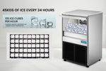 POLYCOOL Commercial Ice Maker Machine, up to 45kg/24hr, Donper Compressor, Undercounter, V219-ICEFRZPLYAM75