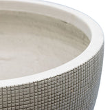 Set 2 Nested Subtle Textured Planter 37cm, 24cm V637-91239PLN
