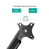 activiva Ergolife Single-Screen Gas Spring Monitor Arm V186-ACA-MMA-SGC22K