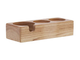 3Hole Composite Wood Coffee Handle Holder Rack Base Coffee Tamper Stand for Bar Coffee Shop V1294-YM0901-3113210122111