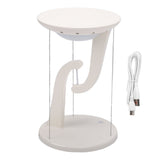 Floating Desk Lamp Round Creative USB Levitating Table Lamp with Wireless Charging for Bedroom V1294-YM0901-3119260006411