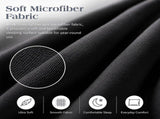 Microfiber Sheet Set 4 Piece Queen Black Deep Pocket Bed Sheets Soft Breathable Easy Care Bedding V63-957851