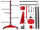 Universal Auto Paint Stand Panel Tree Paint Rotating Stand Center Post Hang Paint Spray with 4 V985-ROTATINGPAINTSTAND