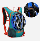 Black Large-Capacity Storage Backpack, featuring a main compartment with multiple organized pockets V1106-SJBB002