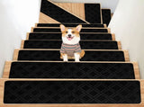 PALIFEUR Stair Treads for Wooden Steps, Soft Stair Treads, 8 x 30 Inch Reusable Carpet Stair Treads, V1189-LWWAL-20260325-01159