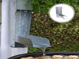 Plated Iron Garden Rainwater Diverter for Rain - Recycle Water Collection Set V1366-AZ2-W-26104