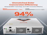 Hybrid Solar Inverter, 6000W, All in One Pure Sine Wave Power Inverter Charger, 220V AC, with V952-LWGPNKYTJ23038TOPV7