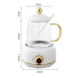 Portable Electric Kettle Stew Cup 450ML Health Cup Mini Slow Cooker Kettle Office Flower Teapot V1294-YM0703-3118230067811