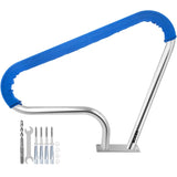 Pool Rail 39x32 Pool Railing 304 Stainless Steel 250LBS Load Capacity Silver Rustproof Pool Handrail V952-BXGYCFS3W39X32YC1V0