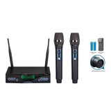 Wireless Microphone - Cordless Handheld Mic for Singing, Events, or Presentations V1263-JX-3680