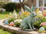 Easter Decor Resin Simulated Bronzes Long Eared Bunny Easter Decorations For Home Decorative V1370-AZ4-12365