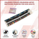 Coloured Pencils Colouring Artist Sketching Drawing for Kids Adults V63-842131