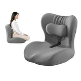 Ergonomic Memory Foam Seat Cushion with Gray Support Integrated One Piece Design Pressure Relief V888-ELOSUNG54399
