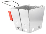 Folding Camp Burning Stove Stainless Steel Portable Camping BBQ Grill with Storage Bag V1294-YM0901-3111200230211