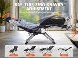 Zero Gravity Chair, 26 inch Zero Gravity Recliner Lounge Chair for Indoor and Outdoor, Adjustable V952-LZLTYHHK26HSB9IHUV0