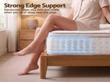Giselle 30cm King Spring Mattress Tencel Cover 5-Zone Firm Back Support MATTRESS-B-SONNO-30-K