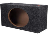 8 Inch Sealed Carpeted Subwoofer Enclosure Box Made with Wood and ABS for Car Audio V1370-AZ4-10741