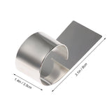 Napkin Rings Plated Silver Stainless Steel Dinner Table Decorations 6Pcs V1192-AZ-W-19195
