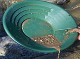 Outdoor 15 inches Plastic Gold Basin Nugget Mining Pan Gold Pan with Riffles for Gold Prospecting V1192-AZ-W-23332