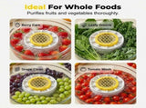 2 Sets New Produce Cleaner Machine, Fruit and Vegetable Washing Machine for Kitchen, Food Friendly V1107-122-59790-WHT-2SET