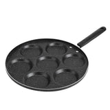 7 Holes Frying Pan Non Stick Fried Eggs Cooking Pan Burger Mold Household Kitchen Cookware V1369-AZ3-W-15547
