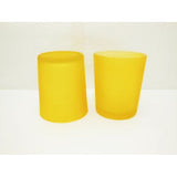 40 Bulk Yellow Frosted Glass Votive Candle Holders Table Centreoieces Xmas Wedding Anniversary Event V382-YELLOWFHX40