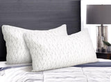 Giselle Bedding Memory Foam Pillow King Size Twin Pack PILLOW-MEFO-RAYON-K