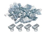 (100) Strut Channel Nuts, 3/8-16 Spring Channel Nuts with Zinc Electroplate Finish, Long Spring Nuts V1258-DP02-F-285