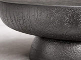 Interior Ave - Korra Sculptural Black Stone Coffee Table V355-IA-CT-KOR-BLA