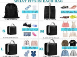 Compressed Packing Cubes Travel Storage Set New Compression Packing Cubes Travel Accessories Travel V1370-AZ4-17495