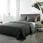 Royal Comfort Blended Bamboo Sheet Set Charcoal - King ABM-10002293