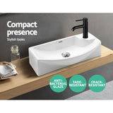 Cefito Bathroom Basin Ceramic Vanity Sink Hand Wash Bowl 45x23cm CB-625-WH