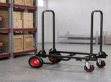 Giantz Foldable Hand Trolley Collapsible Transport Cart 180kg Load Black PT-180-BK