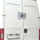 Van Door Lock With Brackets - Heavy Duty Security Vehicle Hasp Padlock V63-824991