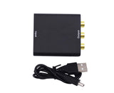 Mini HDMI-compatible 1.4b to AV 4Kx2K 1080P to 3RCA CVBS Video Audio Converter Adapter Black V1263-JX-1081