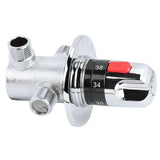 1pc Brass Thermostatic Hot/Cold Water Mixing Temperature Control Valve for Home Water Heater V1294-YM0901-JY03591